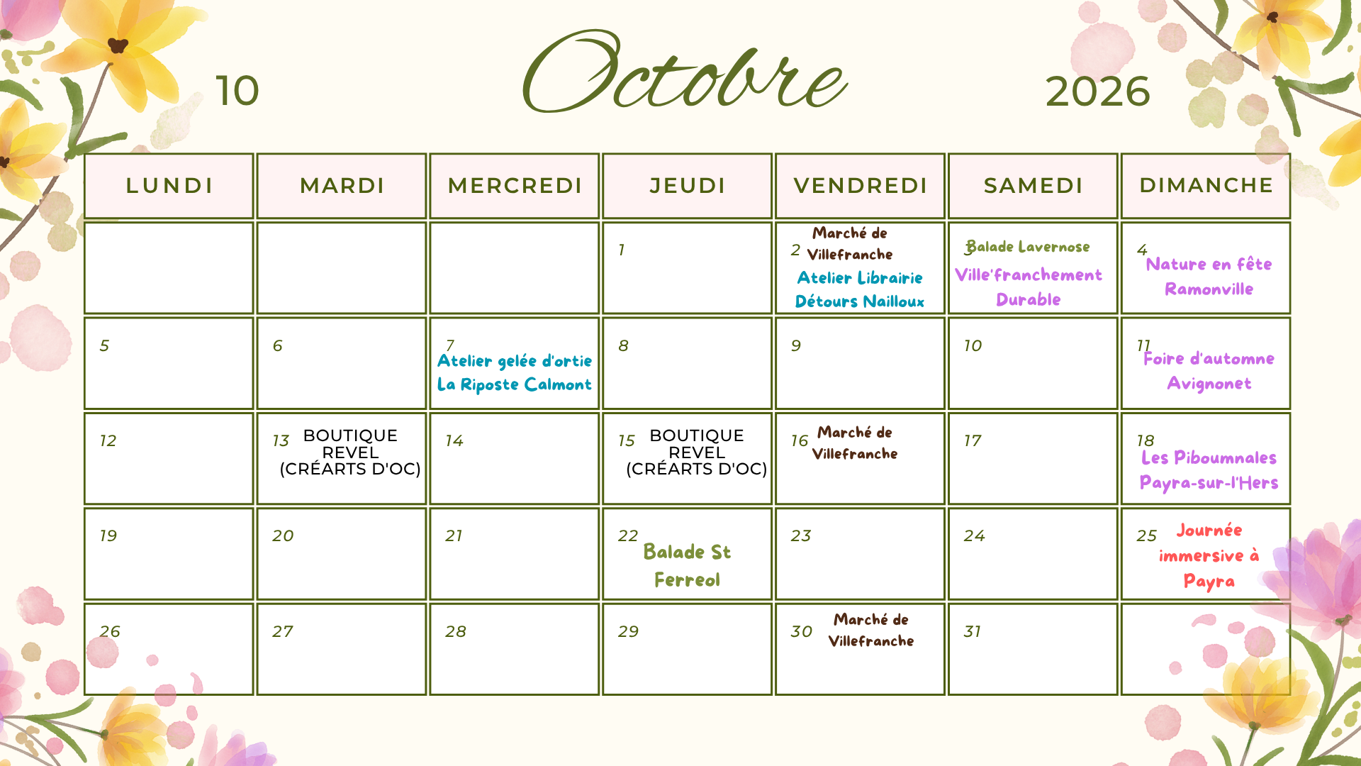 planning aout